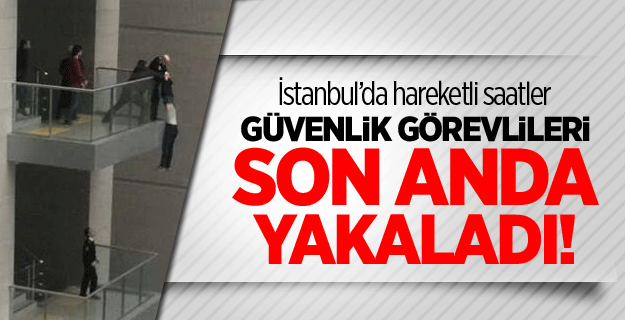 Çağlayan Adliyesinde intihar girişimi