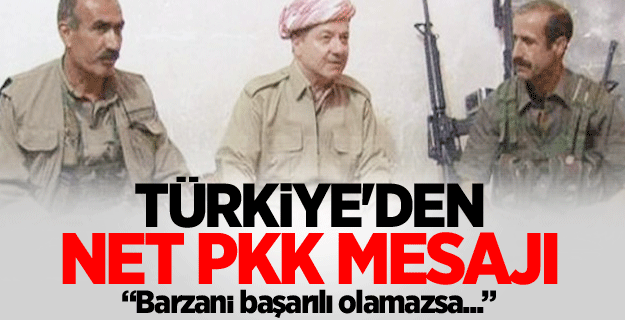 Türkiye'den net PKK mesajı