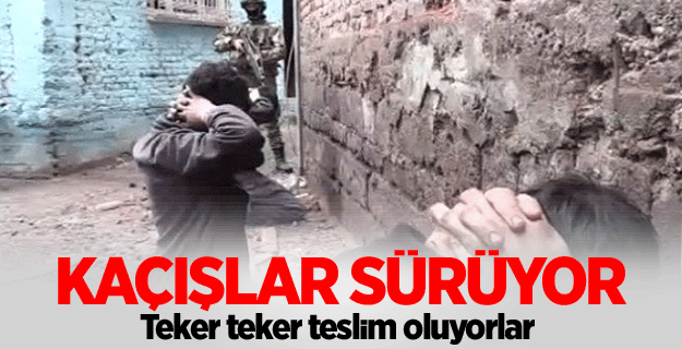 Terör örgütünden teker teker kaçıyorlar