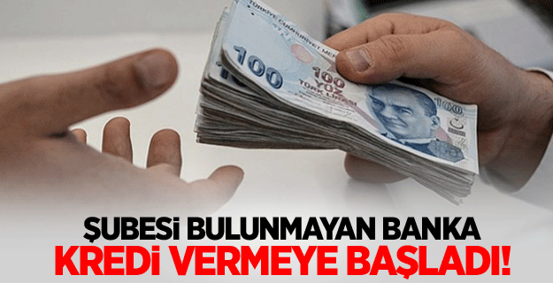 İlk dijital banka kredi vermeye başladı!