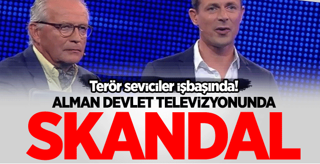 Alman devlet televizyonunda skandal