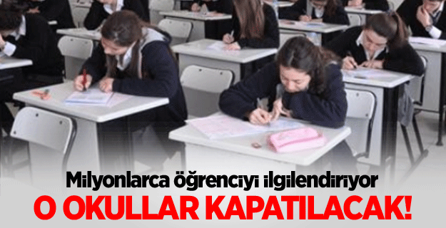 "Hormonlu not" veren özel okullar kapatılacak