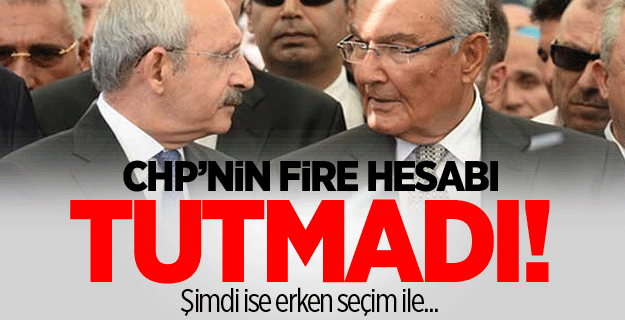 CHP 'erken seçim' kozuna kilitlendi!