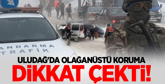 Uludağ'da olağanüstü koruma dikkat çekti
