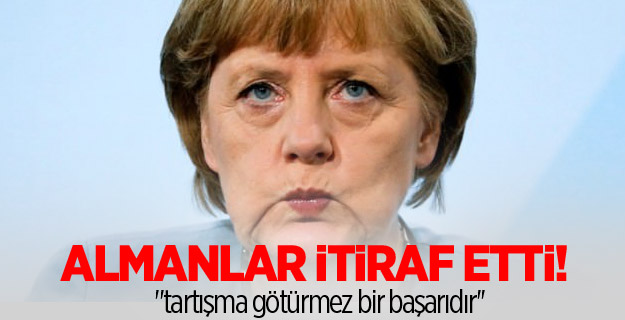 Almanlar itiraf etti!