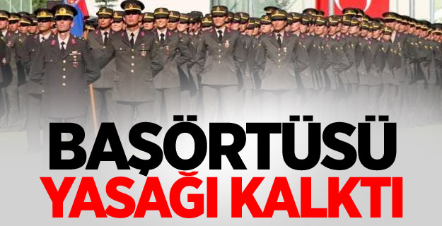 Jandarma ve Sahil Güvenlik’te başörtüsü yasağı kalktı
