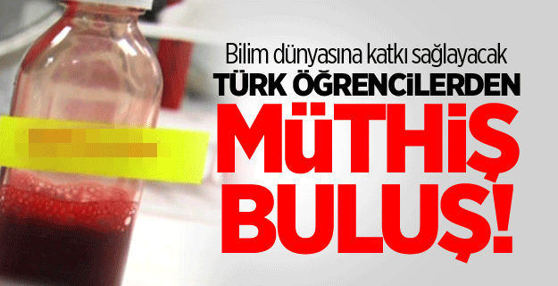 Türk öğrencilerinin müthiş buluşu