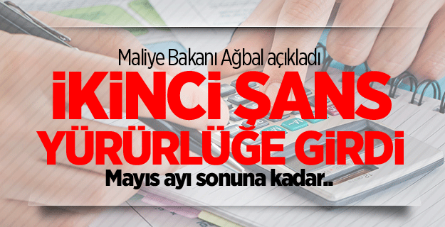 "Yapılandırmada ikinci şans" yürürlüğe girdi