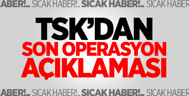 TSK: 51 terörist öldürüldü 4'ü üst düzey