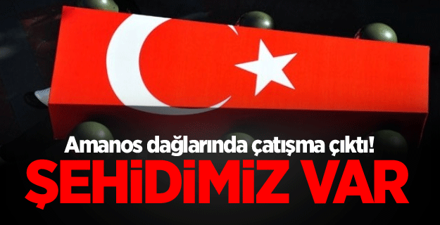 Amanos Dağları'nda çatışma: 1 uzman çavuş şehit oldu