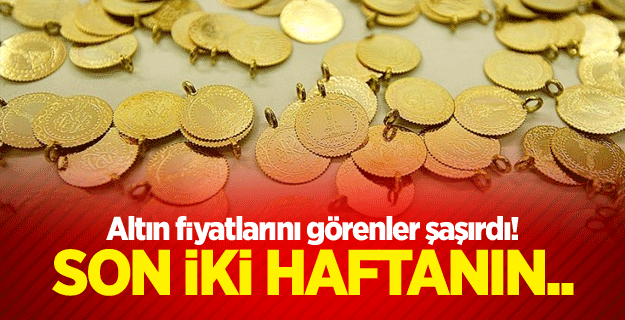 Altın iki haftanın en yükseğini gördü