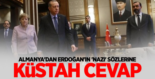 Almanya'dan 'Nazi' sözlerine küstah yanıt
