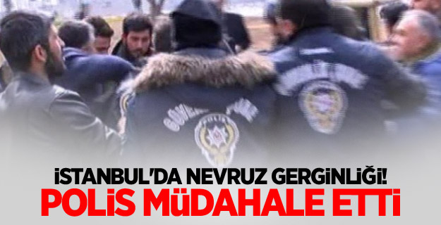 İstanbul'da Nevruz gerginliği! Polis müdahale etti