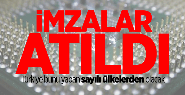 Türkiye bunu yapan sayılı ülkelerden olacak