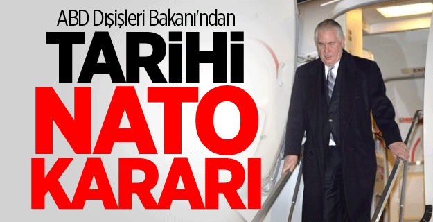 ABD Dışişleri Bakanı'ndan tarihi NATO kararı