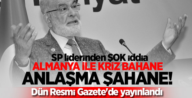 Karamollaoğlu'ndan şok iddia!