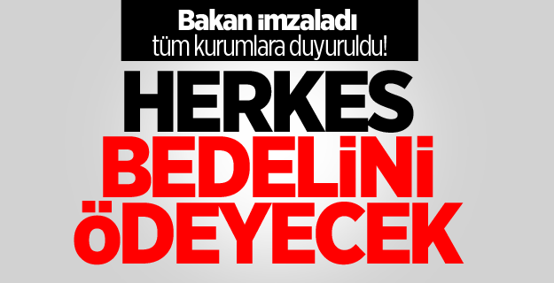 Engelleri kaldırmayan "bedelini" ödeyecek