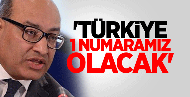 'Türkiye 1 numaramız olacak'