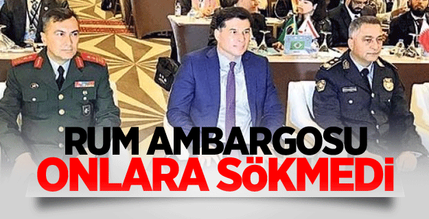 Rum ambargosu polislere işlemedi