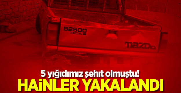 5 polis şehit olmuştu! Hainler yakalandı