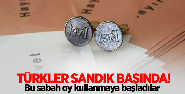 Avustralyalı Türkler sandık başında!