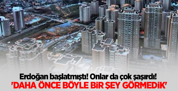 Erdoğan başlatmıştı! Rekor geldi