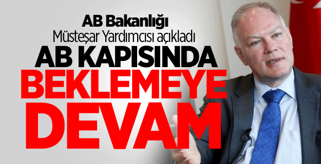 AB Bakanlığı Müsteşar Yardımcısı açıkladı: AB kapısında beklemeye devam