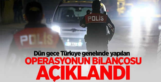 Huzur operasyonunda binlerce gözaltı