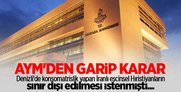 AYM'den garip karar!