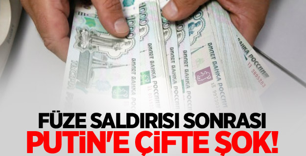 Füze saldırısı sonrası Putin'e çifte şok!
