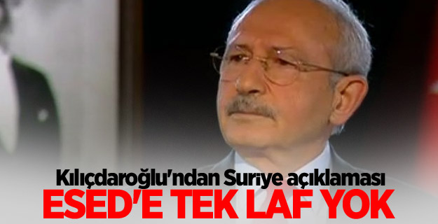 Suriye açıklaması geldi! Esed'e tek laf yok