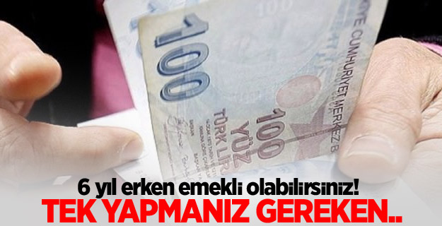 Kadınlara erken emeklilik müjdesi!
