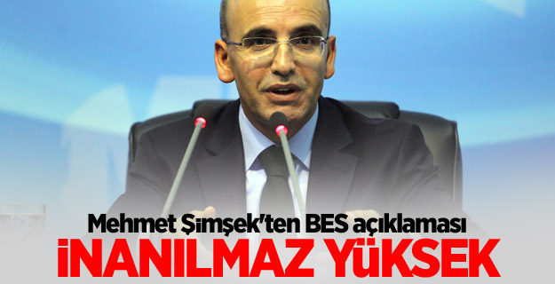 Mehmet Şimşek'ten BES açıklaması