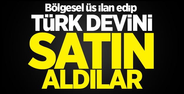 Japonlar Türk devini satın aldı!