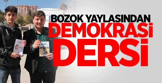 Yozgat'ta aynı meydanda 'evet' ve 'hayır' çağrısı