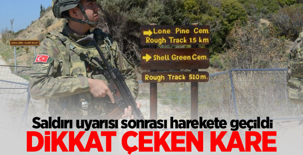 Saldırı uyarısı sonrası "özel timli" koruma