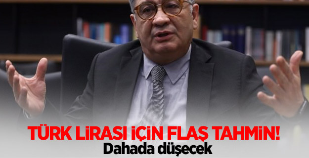 Türk Lirası için flaş tahmin! Dahada düşecek