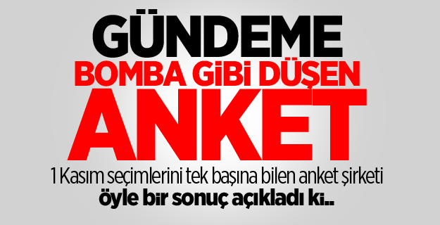 Merakla beklenen anket yayınlandı