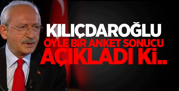 Kılıçdaroğlu'nun anket sonucu güldürdü