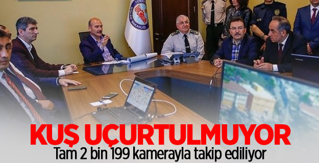 Seçimler 2 bin 199 kamerayla takip ediliyor
