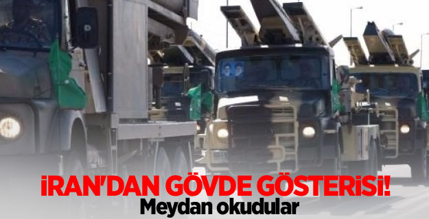 İran'dan gövde gösterisi! 'İsrail'e ölüm'
