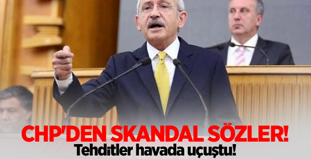 CHP'de skandal sözler... Tehditleri havada uçuştu!