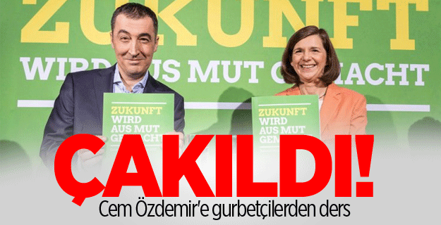 Çakıldı! Cem Özdemir'e gurbetçilerden ders