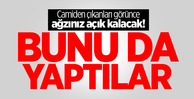 Hainler mühimmatı camiye gizlemiş!