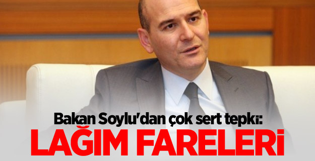 Bakan Soylu'dan çok sert tepki: Lağım fareleri