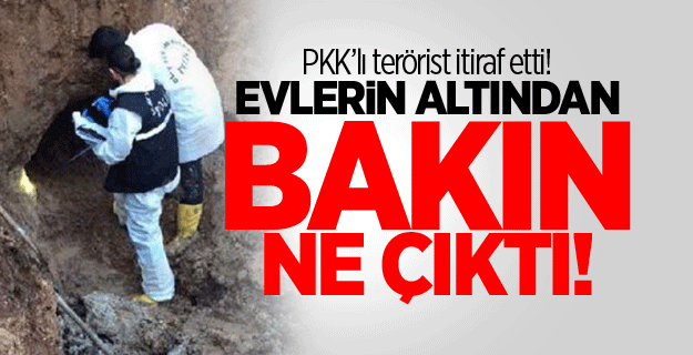 Bağlar'da evlerin altı tünel dolu!