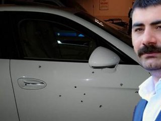 Türkücü Gökhan Doğanay'ın aracına kurşun yağmuru