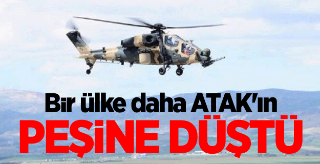 Bir ülke daha ATAK'ın peşine düştü