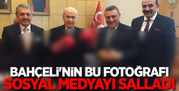 Bahçeli'nin bu fotoğrafı sosyal medyayı salladı