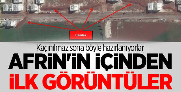 Afrin'in içinden ilk görüntüler